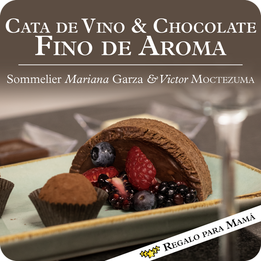 Cata de Vinos la Cava y Chocolate Fino de Aroma